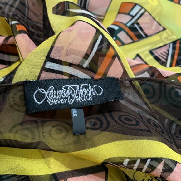 Silk Lauren Moshi Victoria Tribal Scarf - Picture 3 of 4